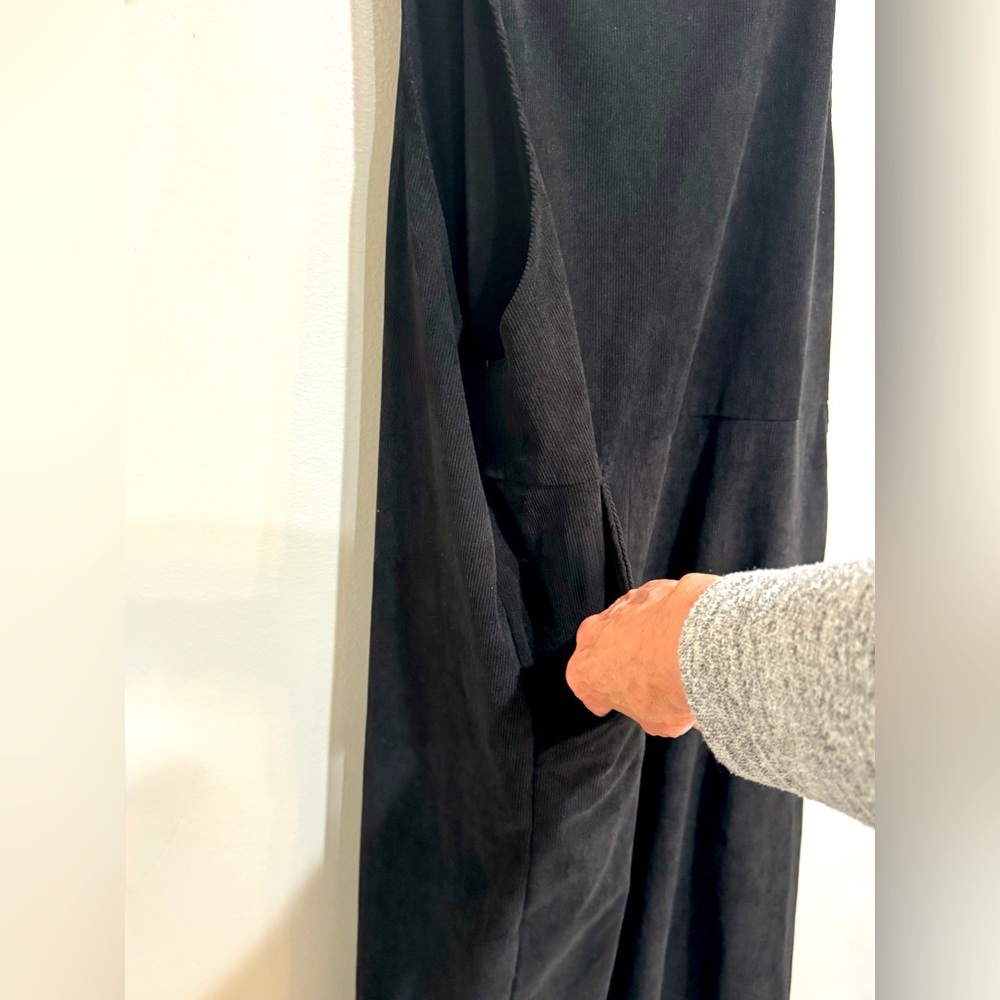 SHEIN Black Wide Leg Jumpsuit Oversized Minimalist Romper Plus 3X - Picture 5 of 9